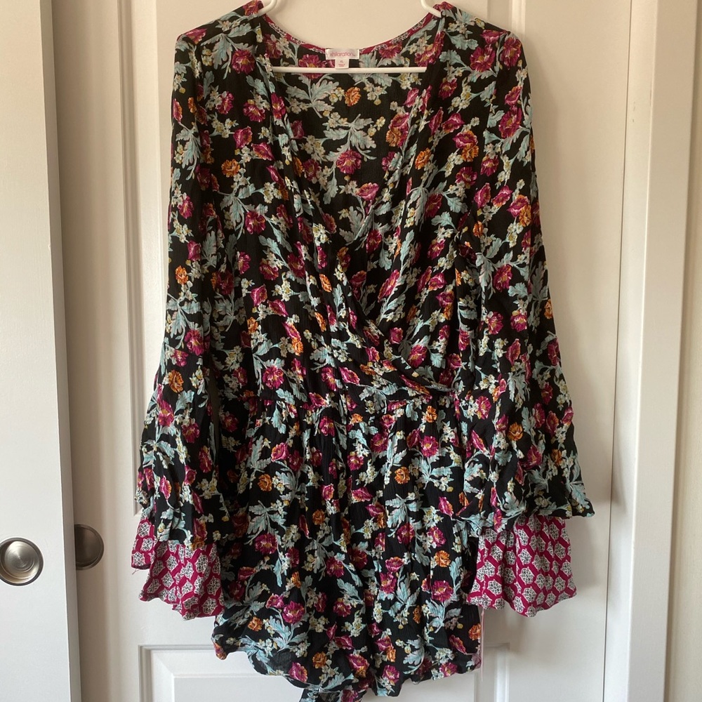 Xhilaration Floral Romper